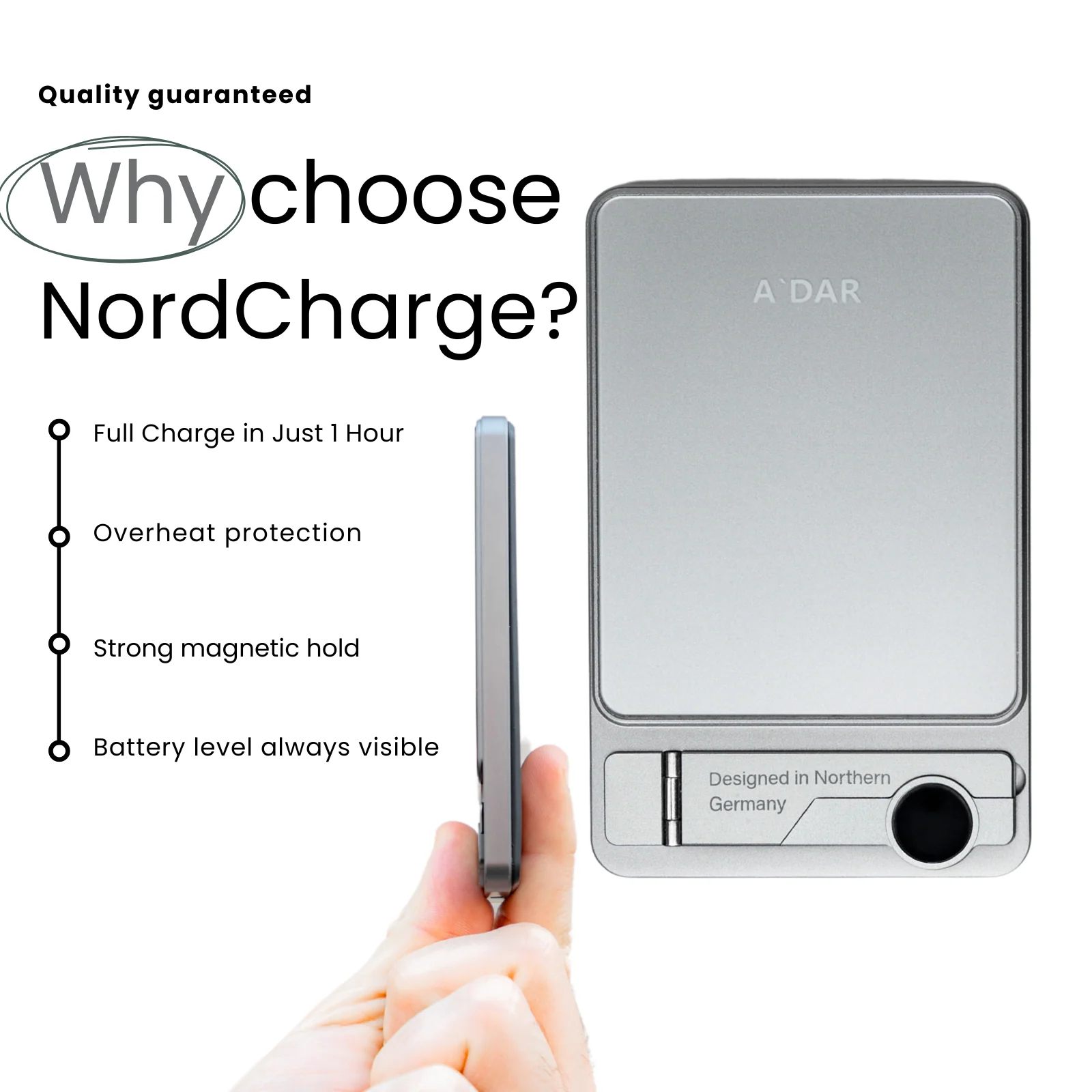 A'DAR NordCharge LED 電量顯示